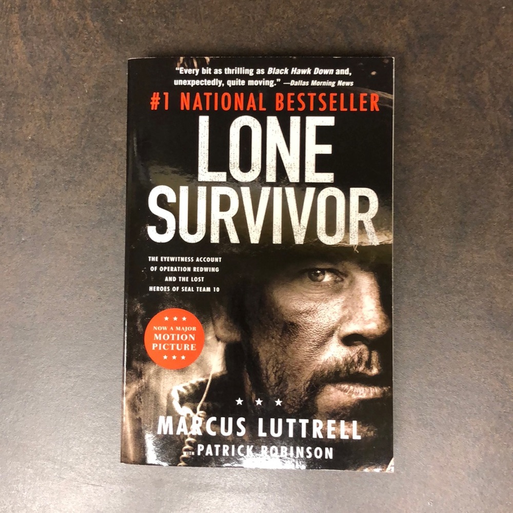 Book- Lone Survivor by Marcus Luttrell (2007). New, not read.